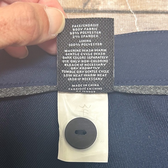 Vuga Tech Vugatech Golf Navy Blue Shorts 38 Black Hardware 11 Inch Inseam NWT - Picture 8 of 8